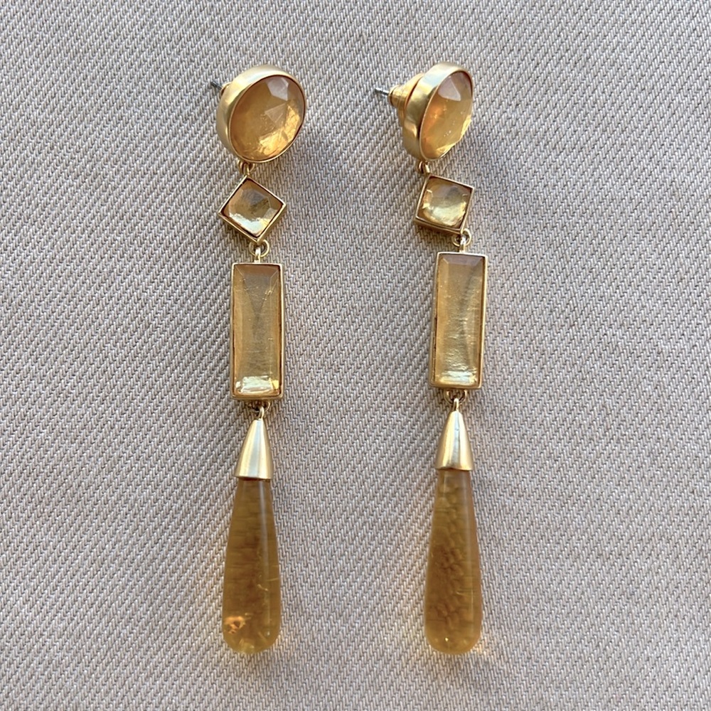 Tory Burch Embellished Linear Earring